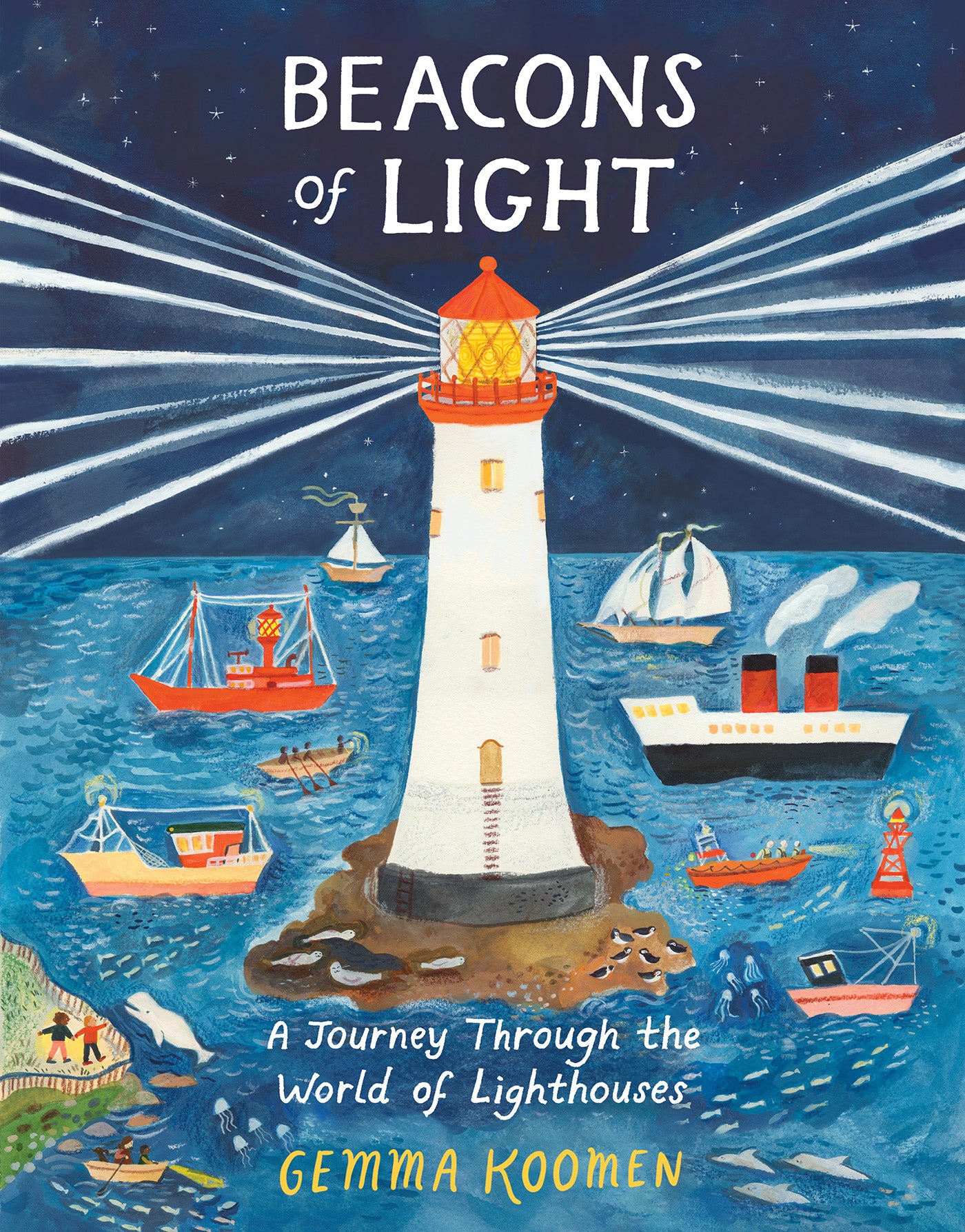 SIGNED HARDBACK COPY OF BEACONS OF LIGHT: A Journey Through the World of Lighthouses
