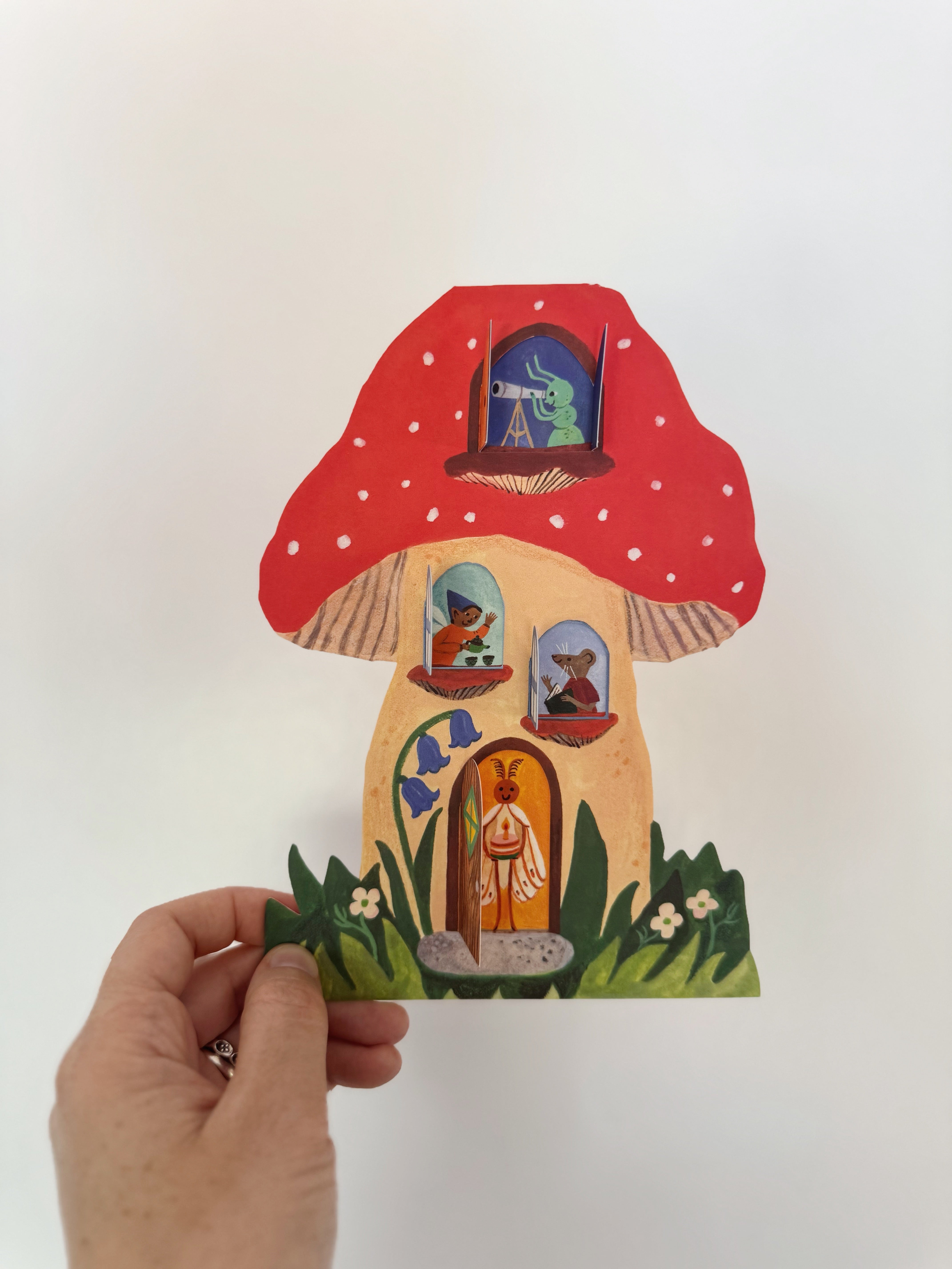 Toadstool Cottage Card