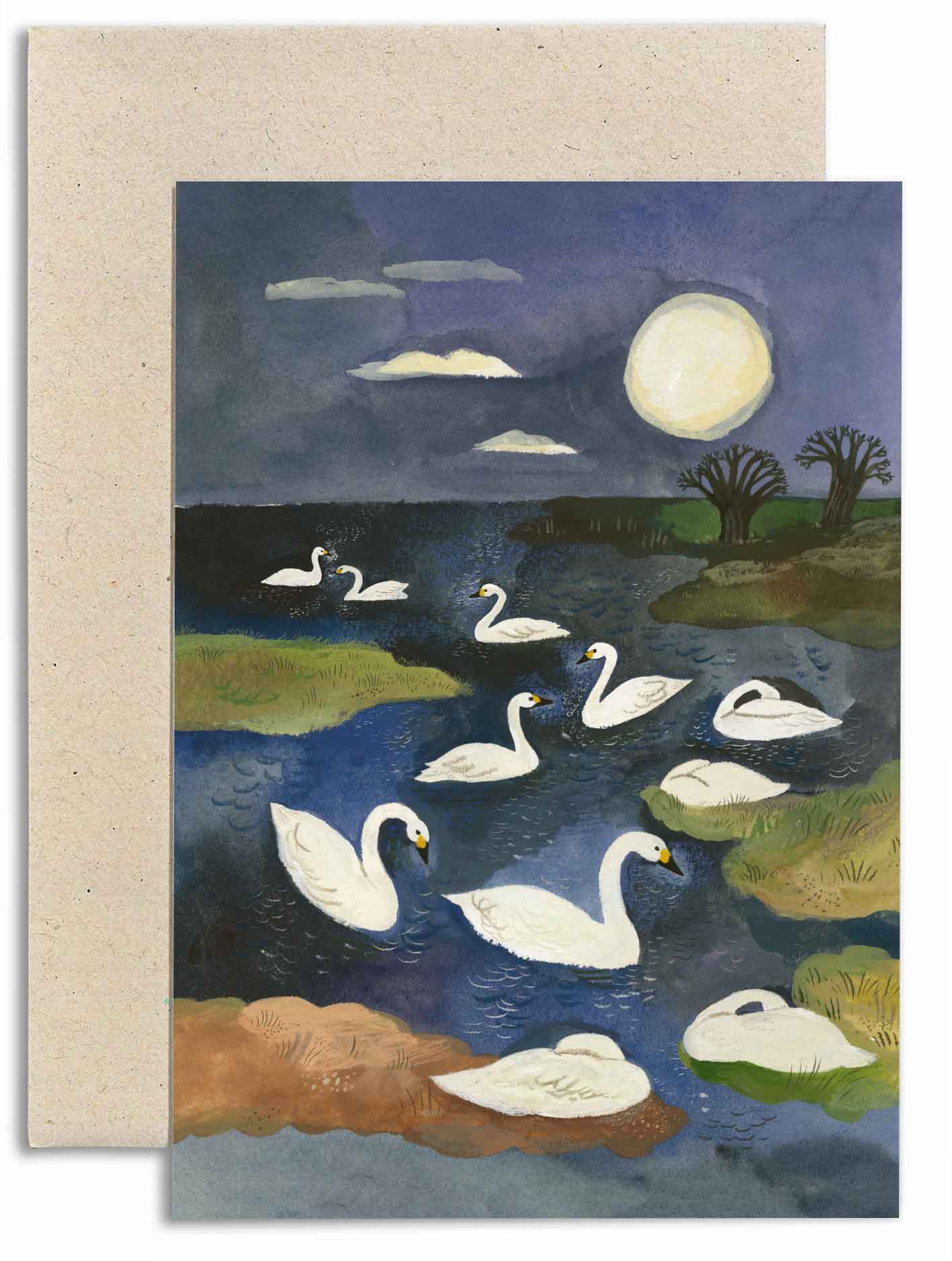 Bewick Swans Card