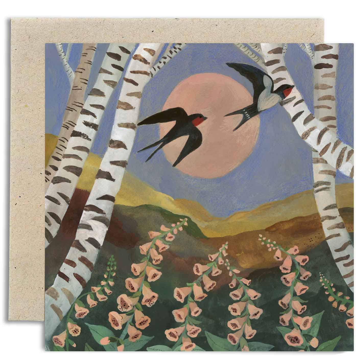 By the Silver Birch Card