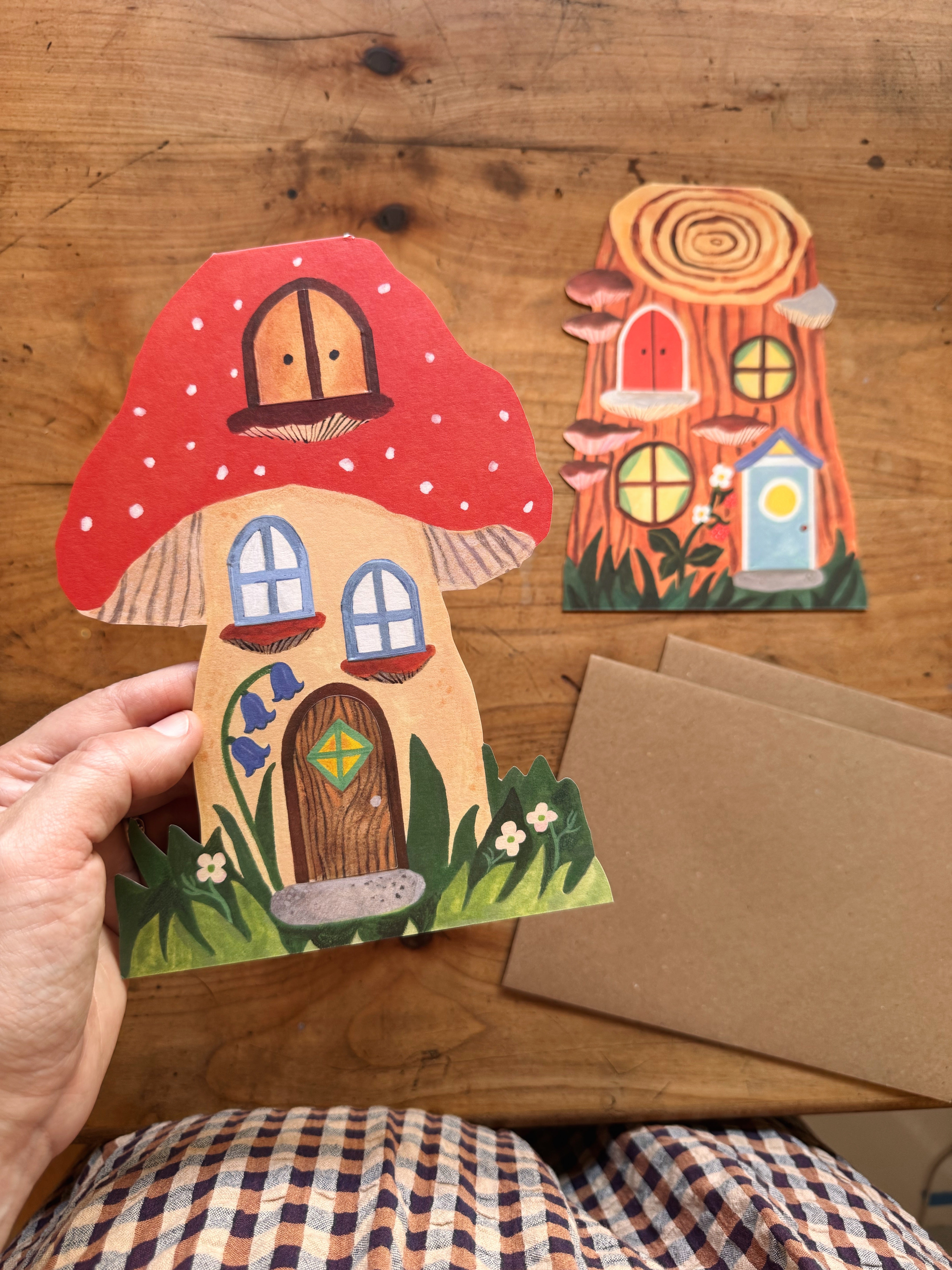 Toadstool Cottage Card