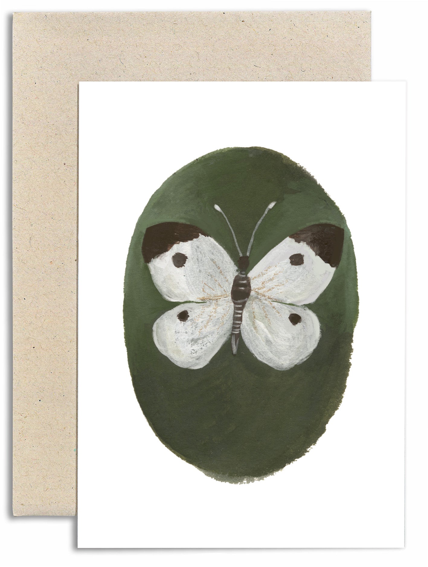 Cabbage White Butterfly Card