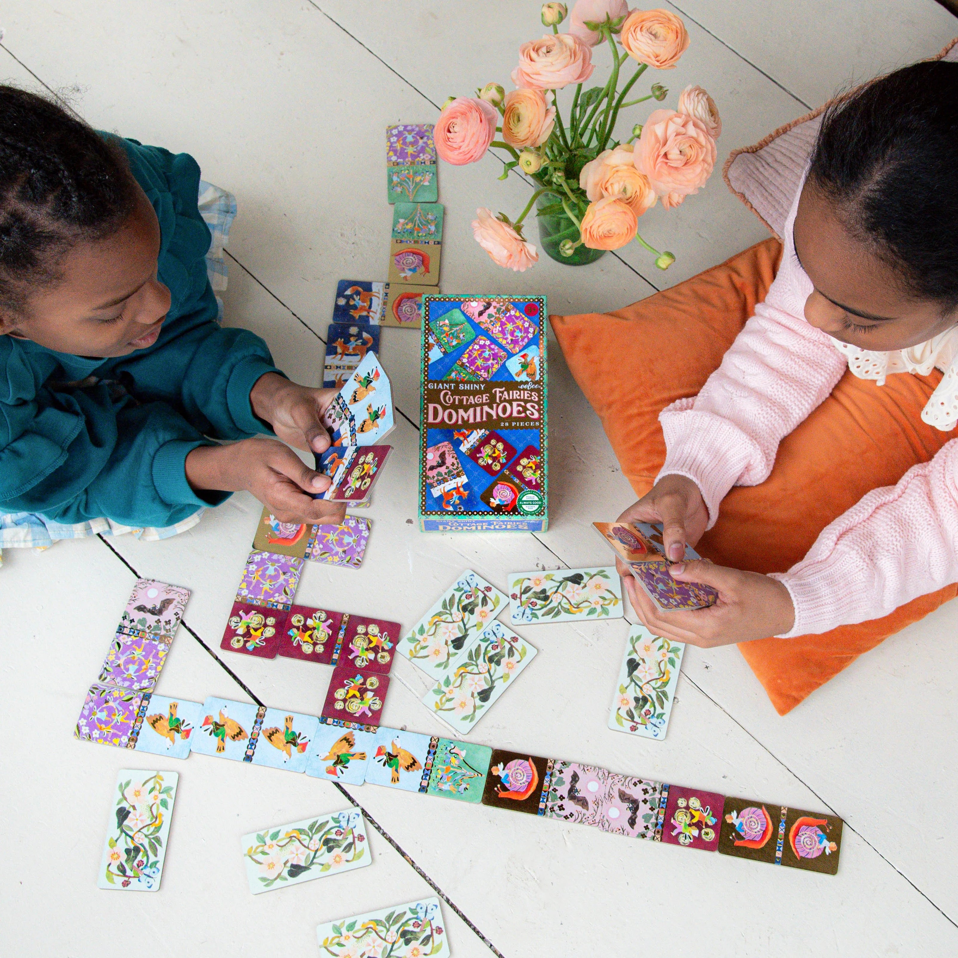 Cottage Fairies Giant Dominoes Game
