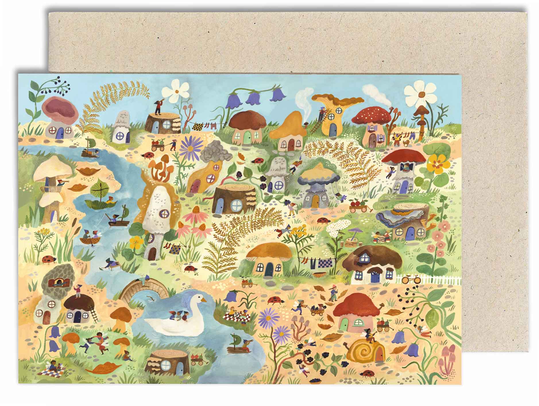 Fairy Village Card