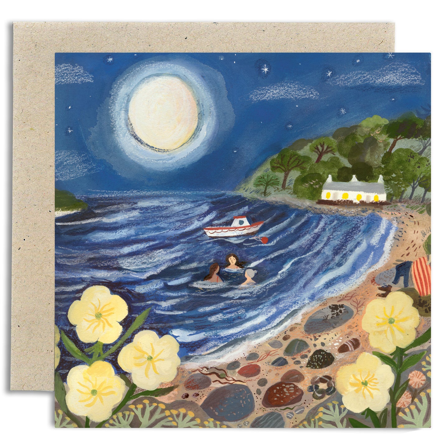 Moonlight Swim Card