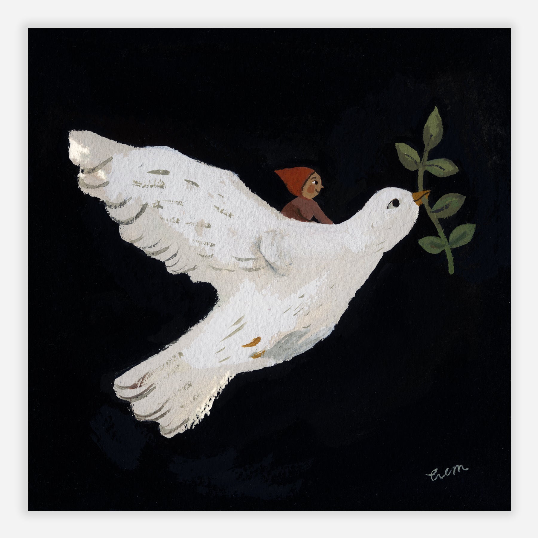 Peace Dove 20x20cm print