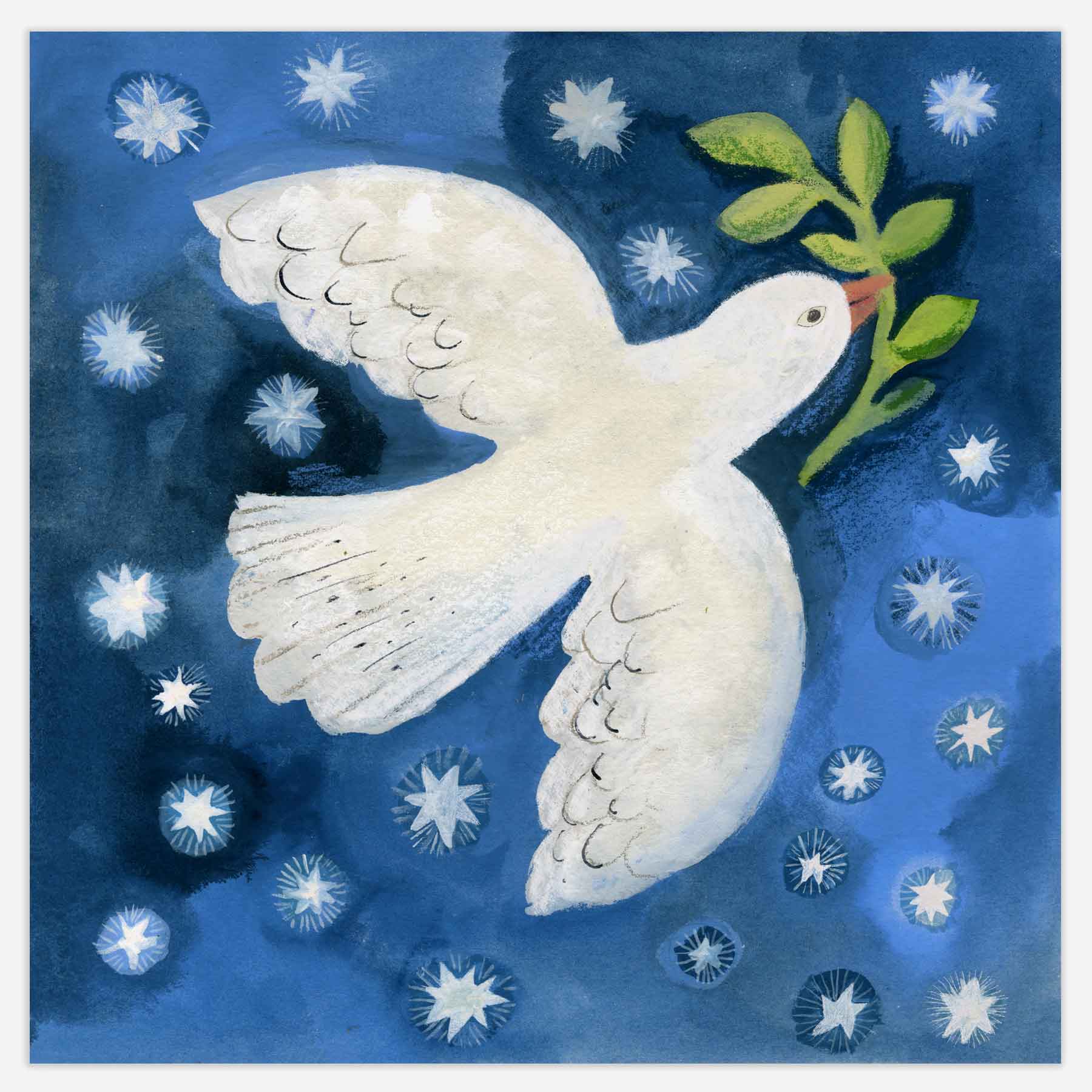 Starry Dove 20x20cm print