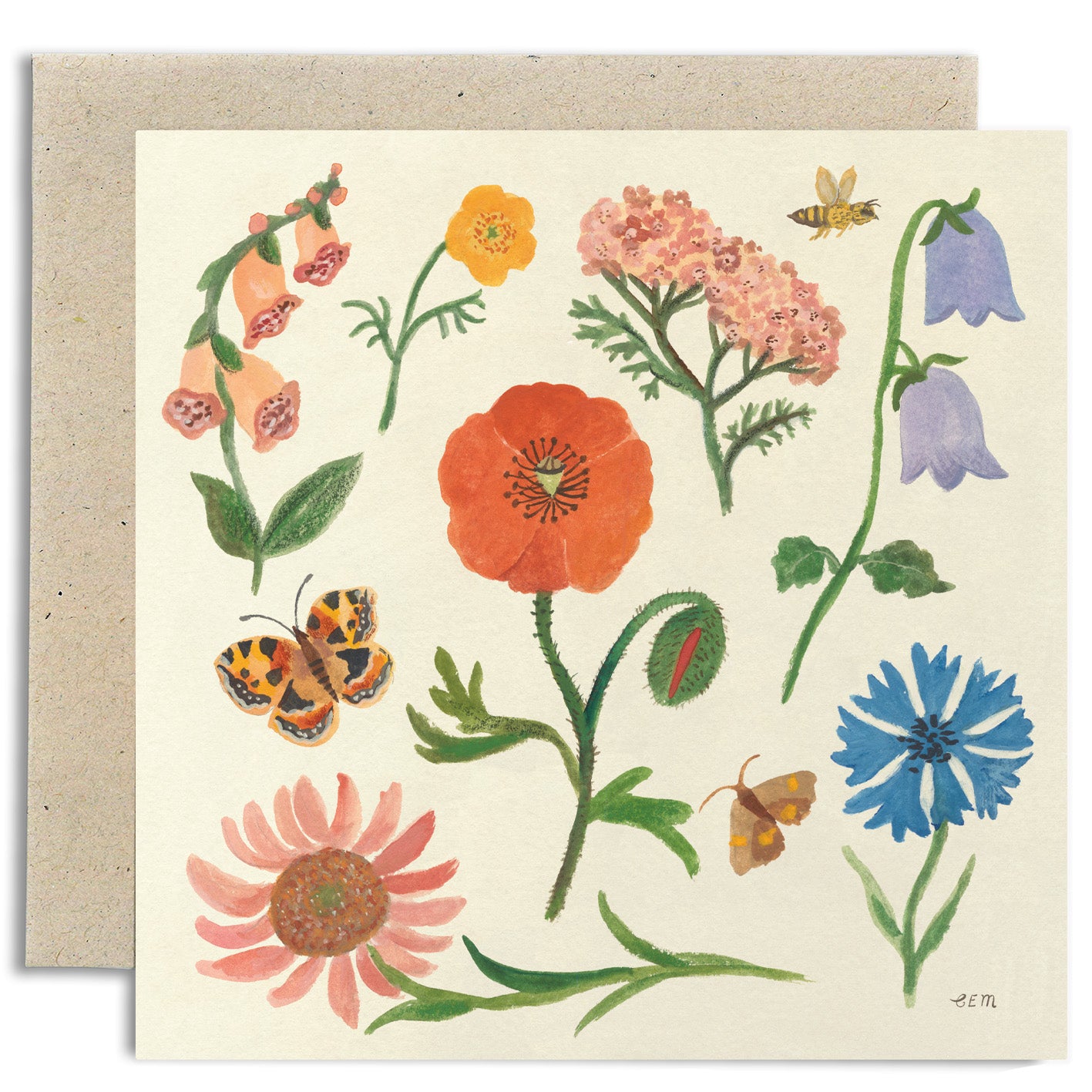 Summer Flowers Card