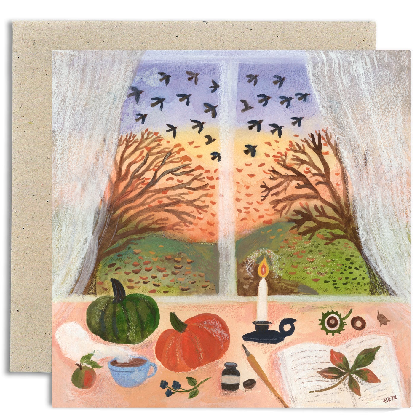 Sunset Window Card