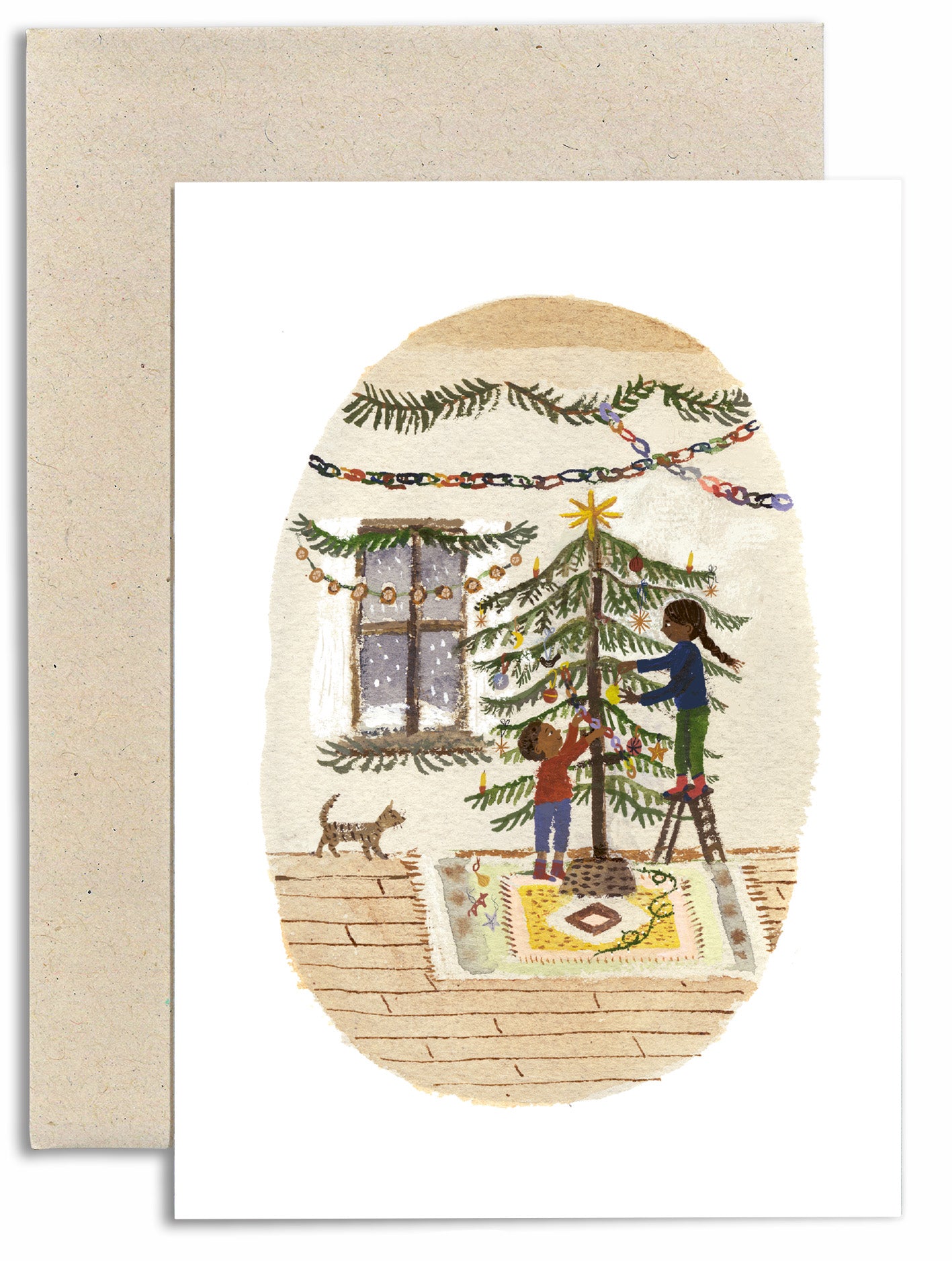 Winter Decorations Card