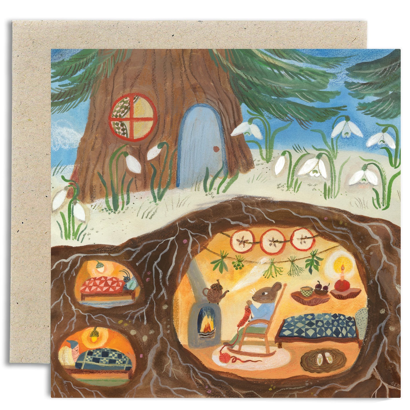 Wintering Card
