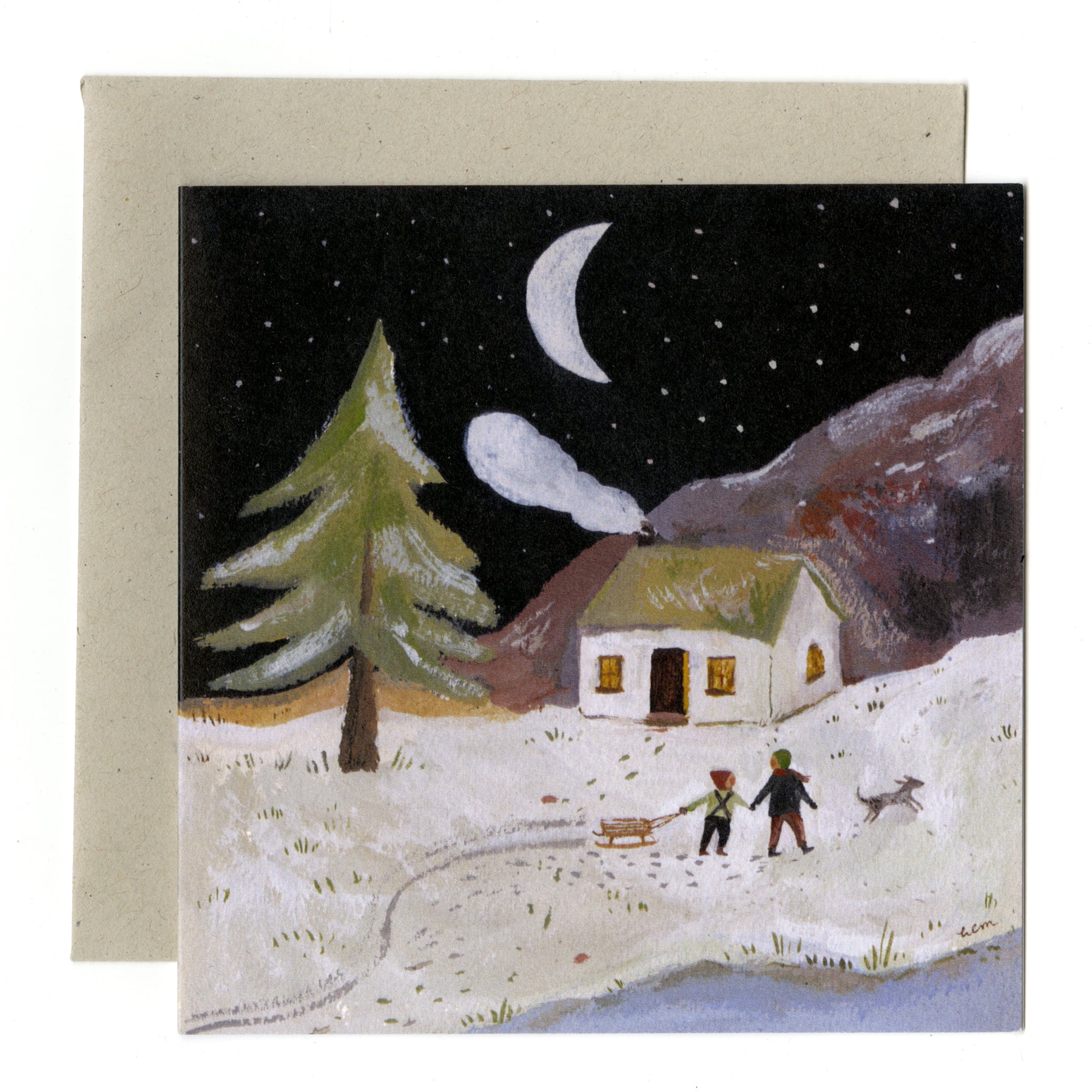 A Winter's Night card