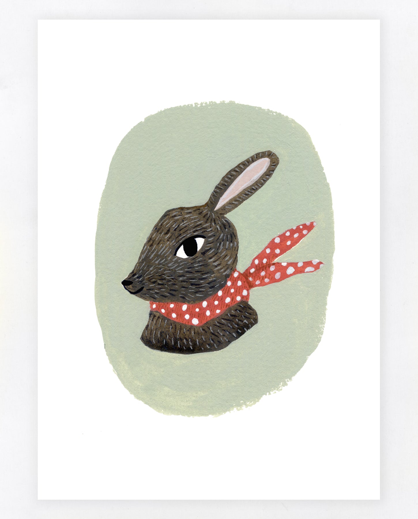 Bunny Friend 5x7 Print