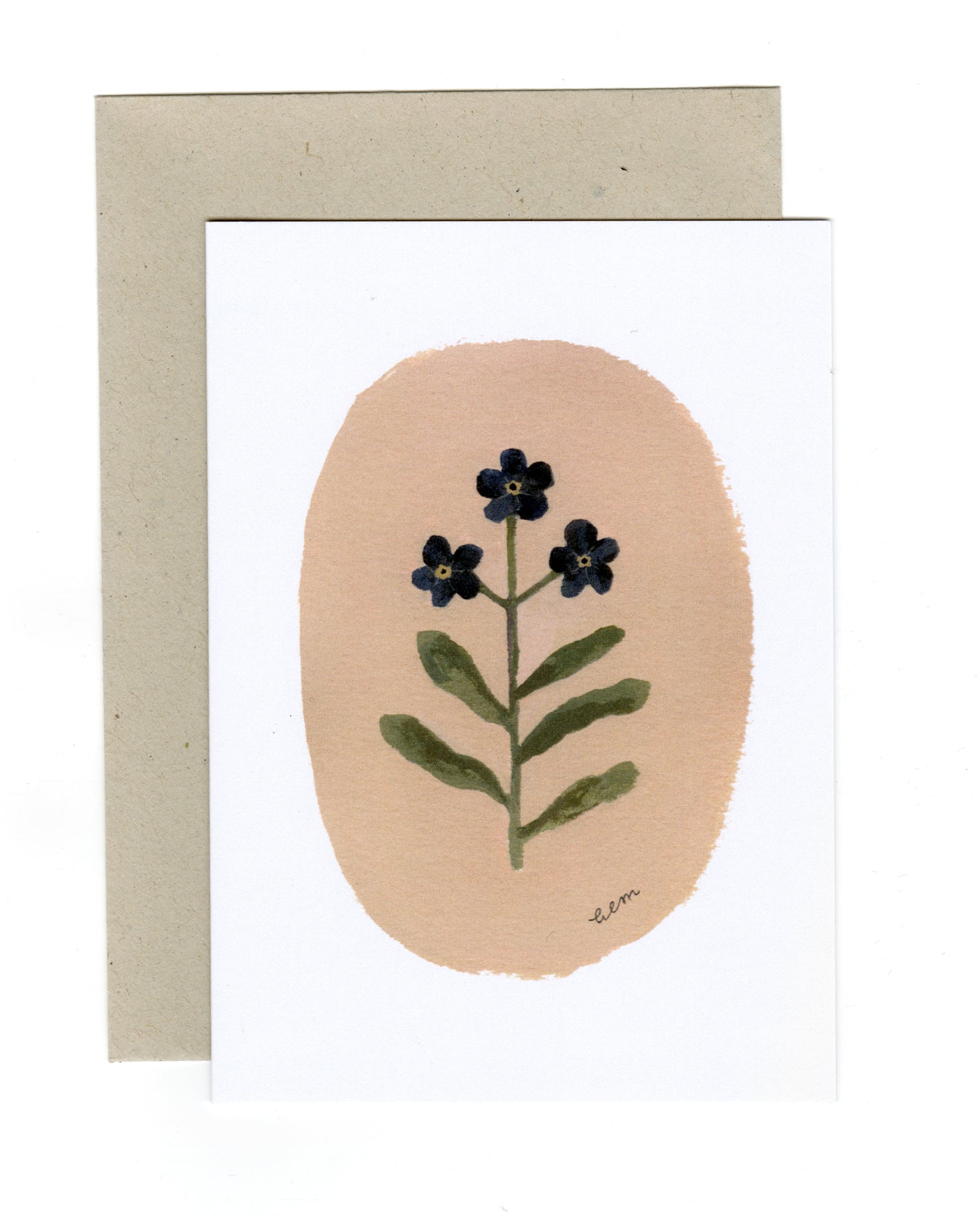 Forget-me-nots card
