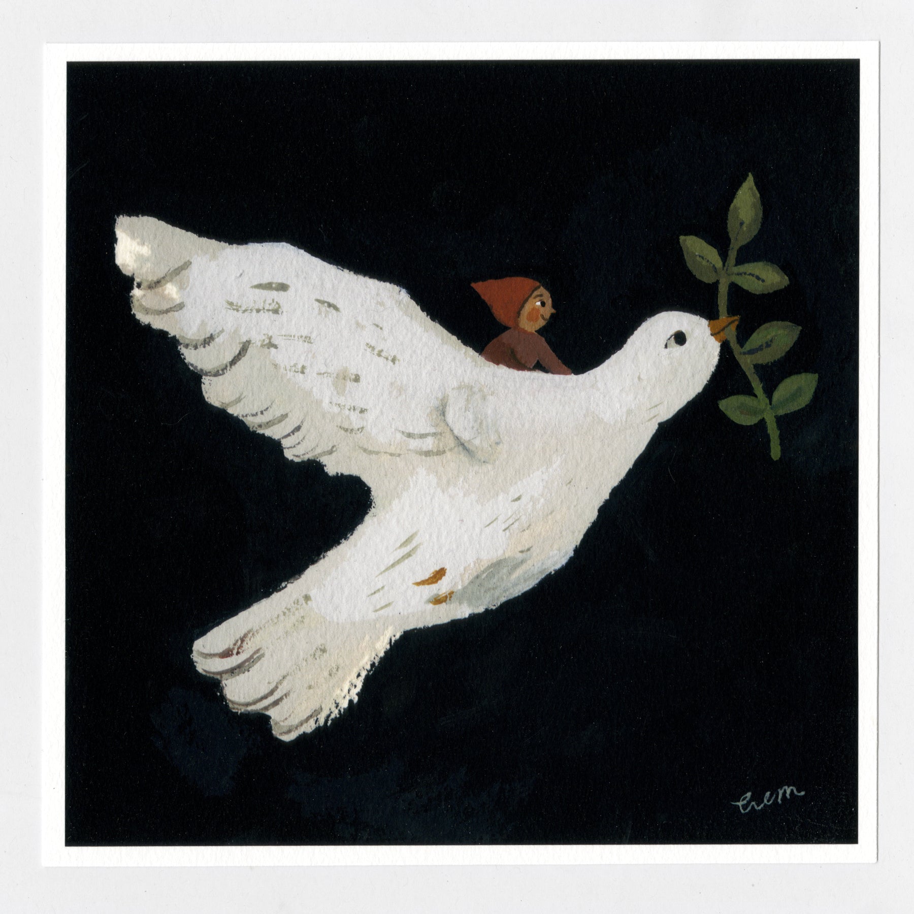 Peace Dove 20x20cm print