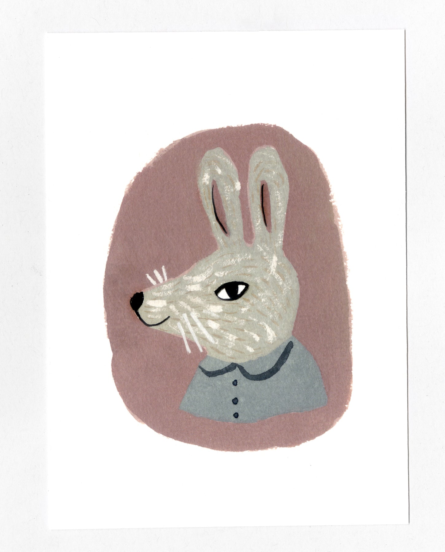 Rabbit 5x7 print