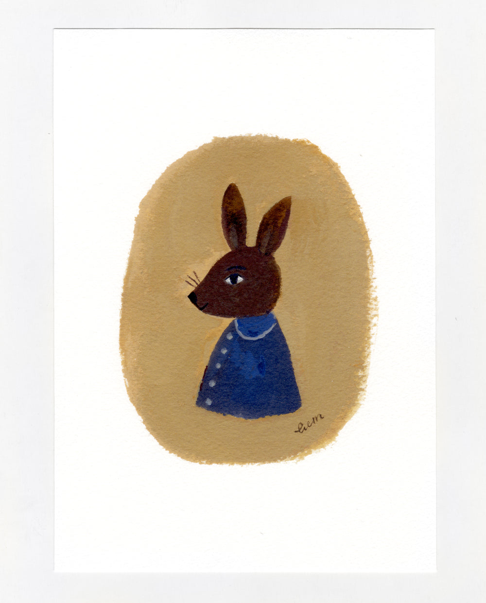 A5 Rabbit rabbit a5 print