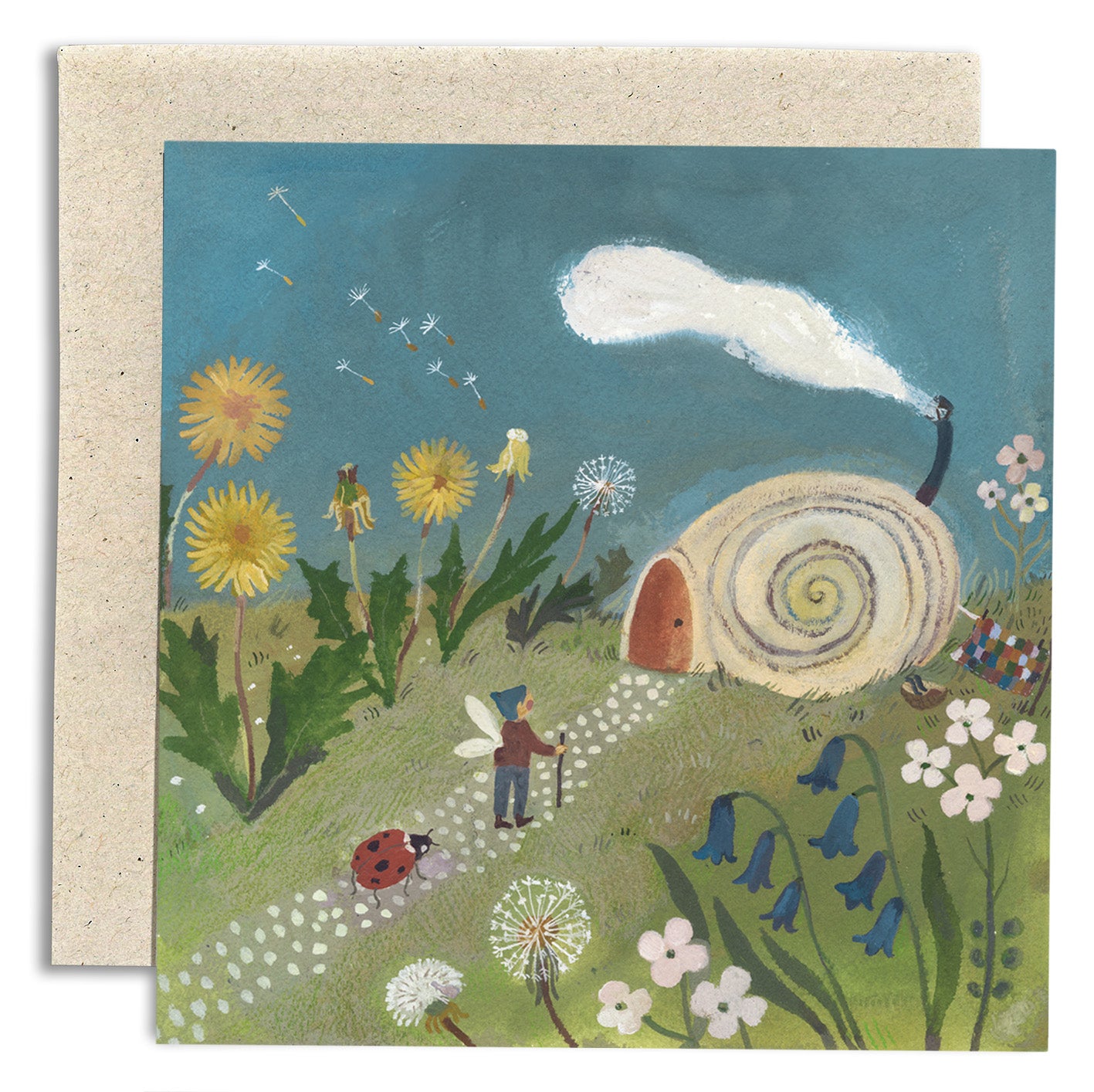 Snail Cottage Card