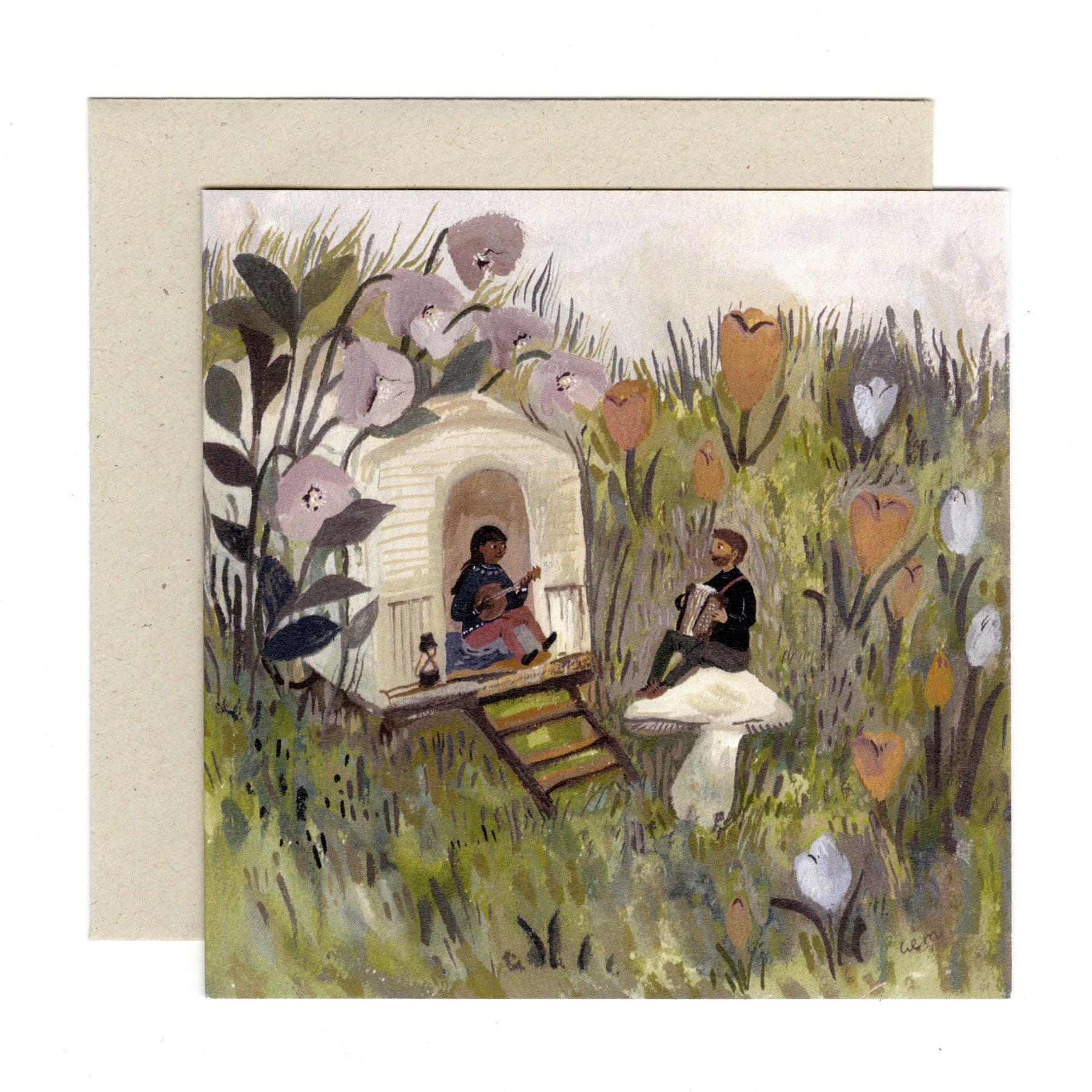 Spring Song 120x120mm card